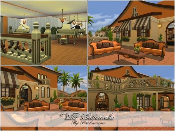  The Sims Resource: Villa Palmacosta by PralineSims