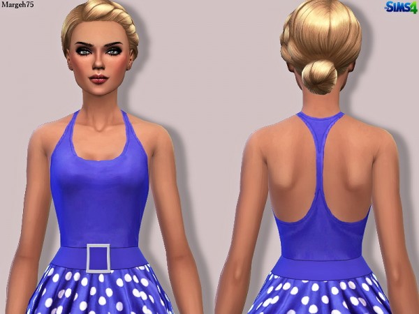  Sims 3 Addictions: Polka Halter Dress