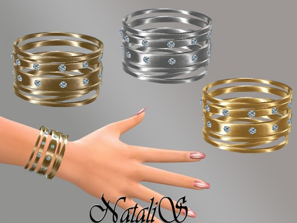  The Sims Resource: Multi bracelets set by NataliS
