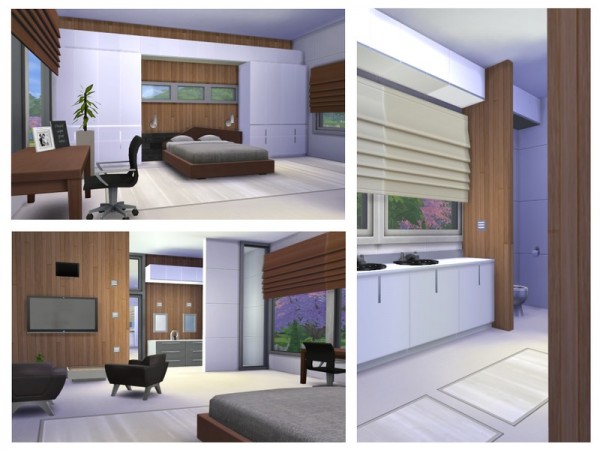  The Sims Resource: Xena Modern house by Chemy