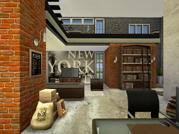  The Sims Resource: Soho Loft residential house by Chemy