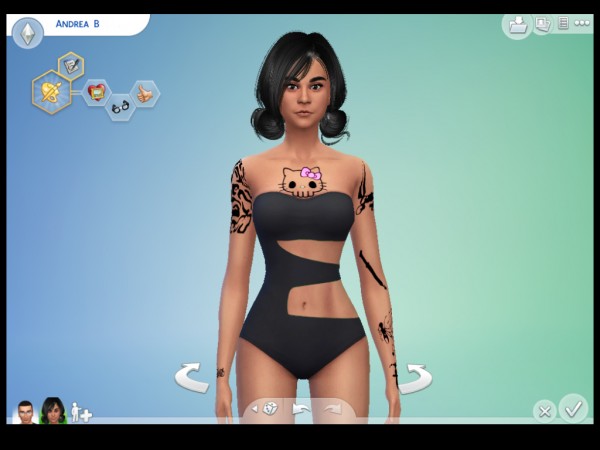  Mod The Sims: Cut out One Piece Swimsuit by brownieswife