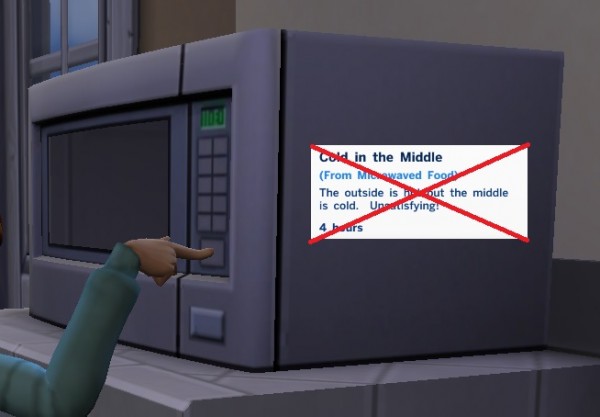  Mod The Sims: Less or No Cold in the Middle Moodlet from Microwaves by DrChillgood