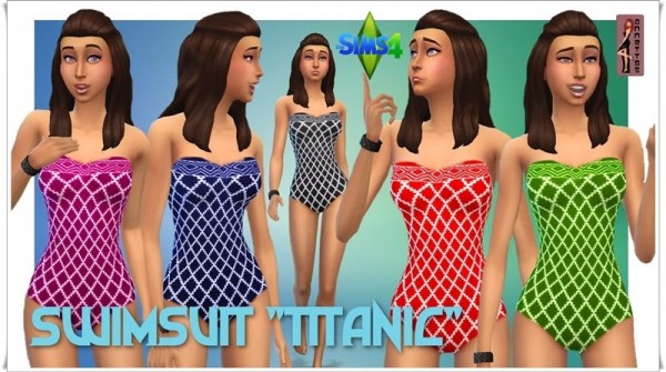  Annett`s Sims 4 Welt: Swim suit Titanic