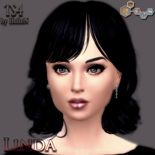  Sims Creativ: Linda by HelleN