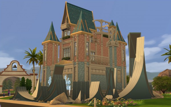  Mod The Sims: Mermaid Palace   2 variants for with and without digital deluxe edition by Artrui