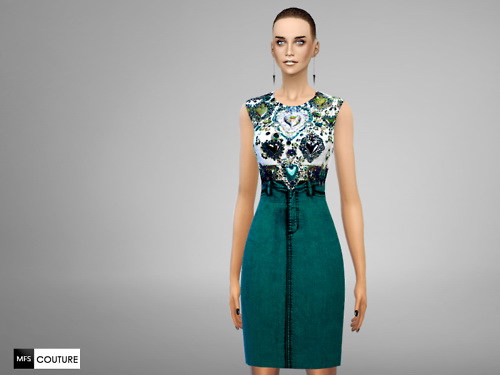  MissFortune Sims: Embellished Dress