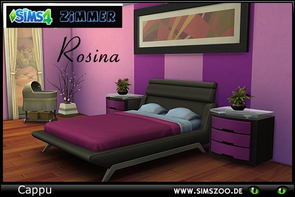 Blackys Sims Zoo: Bedroom by Rosina