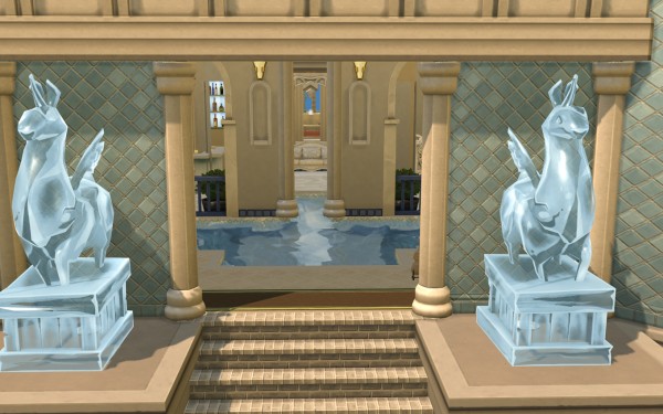  Mod The Sims: Mermaid Palace   2 variants for with and without digital deluxe edition by Artrui