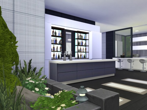  The Sims Resource: Onyx Modern house by Chemy