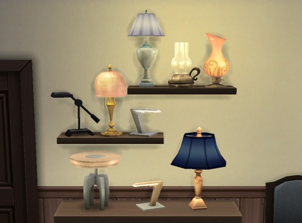  Mod The Sims: Table Lamps Anywhere / Return Dropshadow Fix by plasticbox