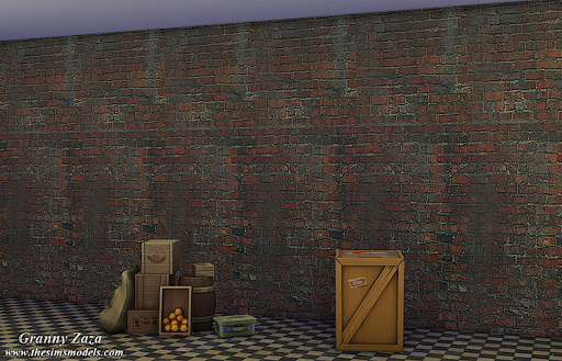  The Sims Models: Walls by Granny Zaza
