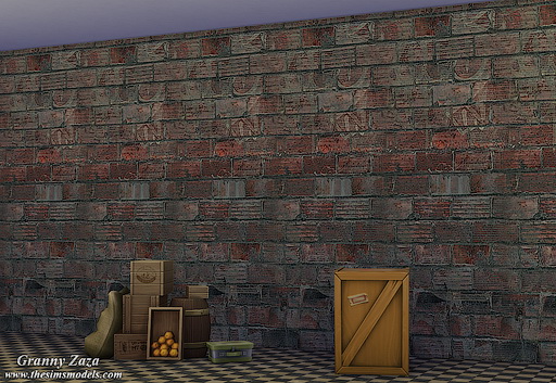  The Sims Models: Walls by Granny Zaza