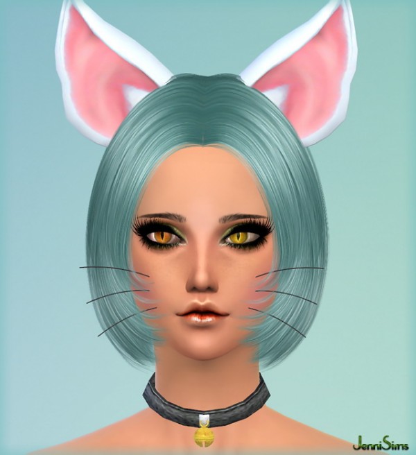  Jenni Sims: Kitty Set Accessory Whiskers,Necklace Choker, Ears