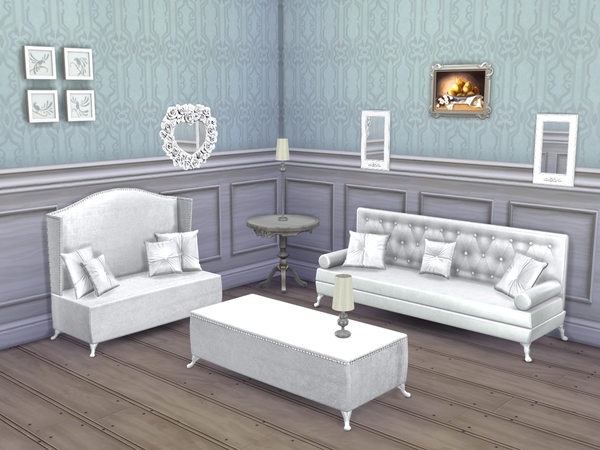  The Sims Resource: Emerald Living Room by Flovv