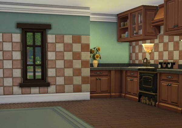 Mod The Sims: Basic Standard Add On: Trim and Tile by plasticbox