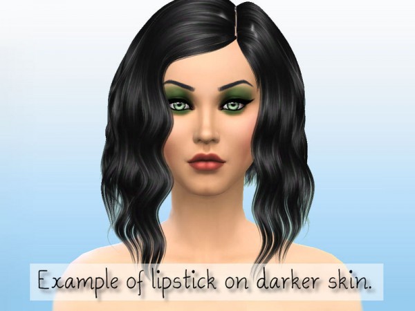  The Sims Resource: Natural Beauty Default Lipgloss Collection by Fortunecookie1