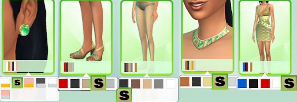  Mod The Sims: Luxury Golden Set by malicieuse75