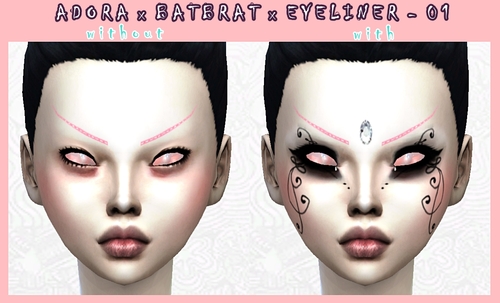  Decay Clown Sims: Adora batbrat and eyeliner 01