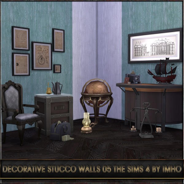  IMHO Sims 4: Decorative Stucco Walls 05
