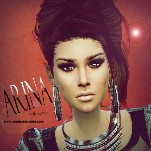  The Sims Models: Arina female sims model by badkisa777