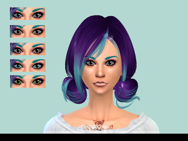  The Sims Resource: Natural Eyes Contact Lenses by drea1219