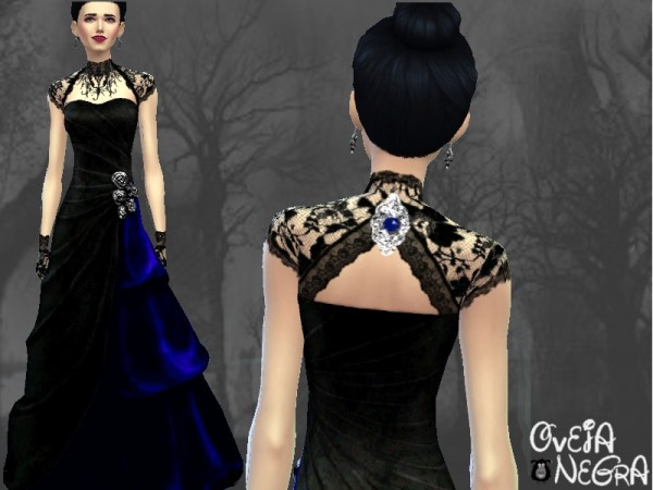  The Sims Resource: Vanessa Dress by OvejaNegra