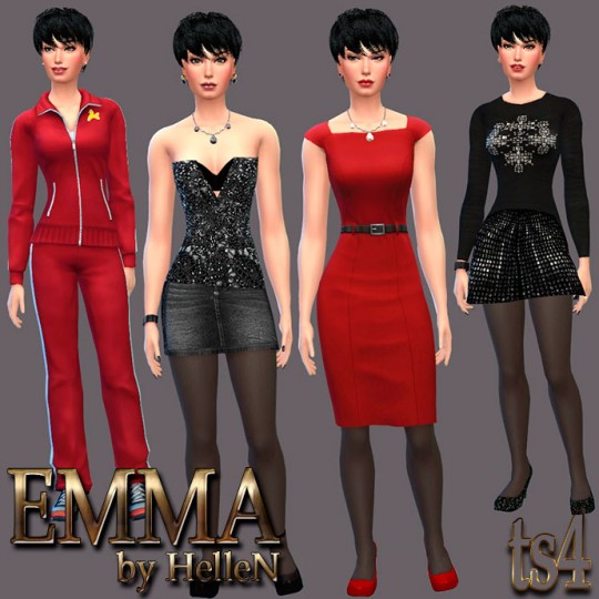 Sims Creativ: Emma by HelleN