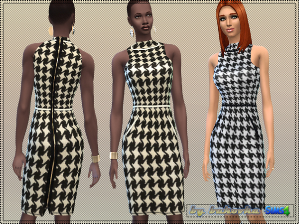  The Sims Resource: Dress Pencil zip by Bukovka