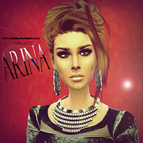  The Sims Models: Arina female sims model by badkisa777