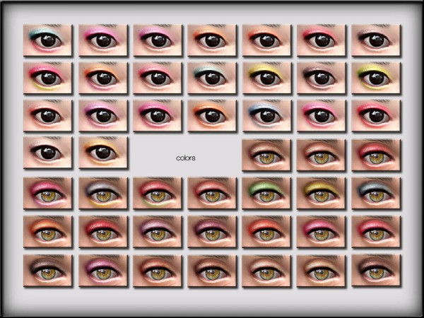  The Sims Resource: Eyeshadow Set 3