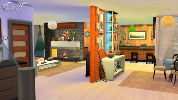  Sims Creativ: Orange by Tanitas8