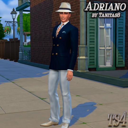  Sims Creativ: Adriano by Tanitas8