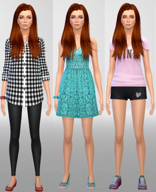  Sim Agency: Elena female sims model