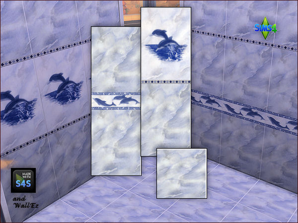  Arte Della Vita: 4 tile sets for the bathroom