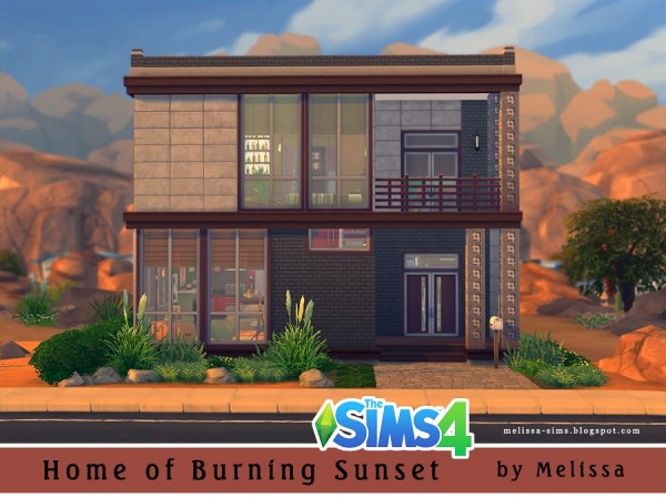  Melissa Sims 4: Home of Burning Sunset