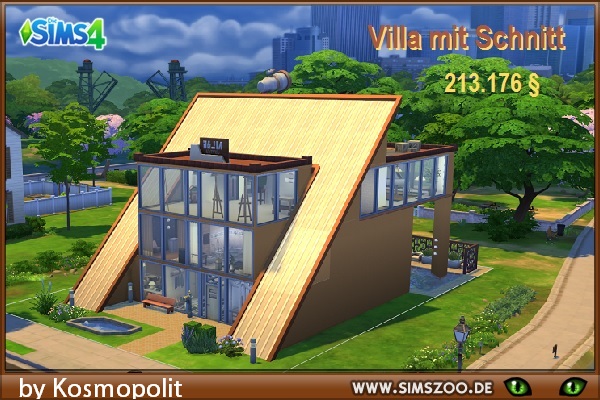  Blackys Sims 4 Zoo: Villa with section by Kosmopolit