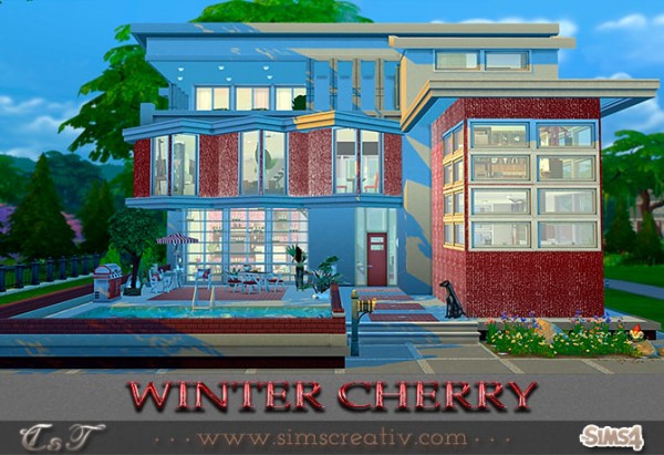  Sims Creativ: Winter cherry by Tanitas8