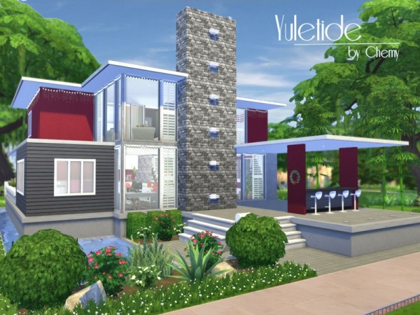  The Sims Resource: Yuletide Modern house by Chemy