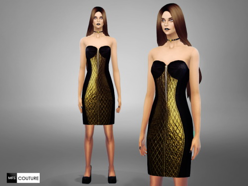  MissFortune Sims: Poison Dress