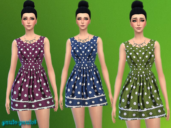  The Sims Resource: Dress peas by Paulol Paulol