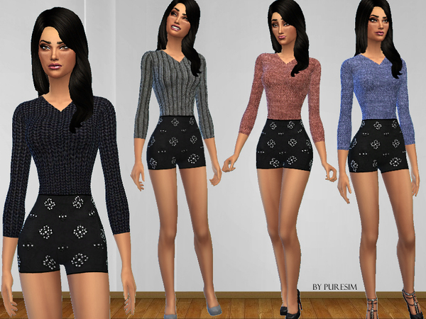  The Sims Resource: Wool Outfit by Pure Sim