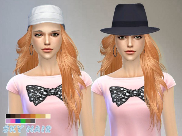  The Sims Resource: Hair 227 by Skysims