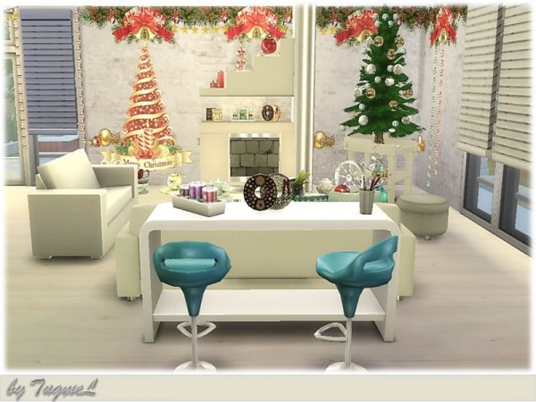  The Sims Resource: S4 Christmas House 2015 by TugmeL