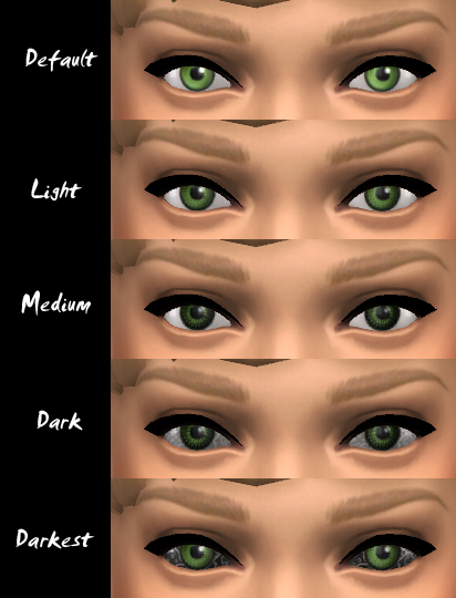  Mod The Sims: Cyborg Contact Lenses by KisaFayd