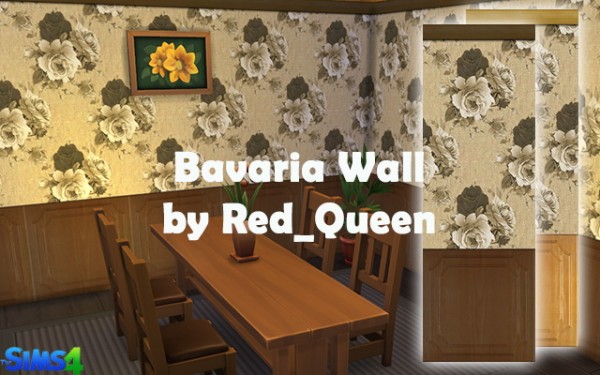  Ihelen Sims: Bavaria Wall by Red Queen