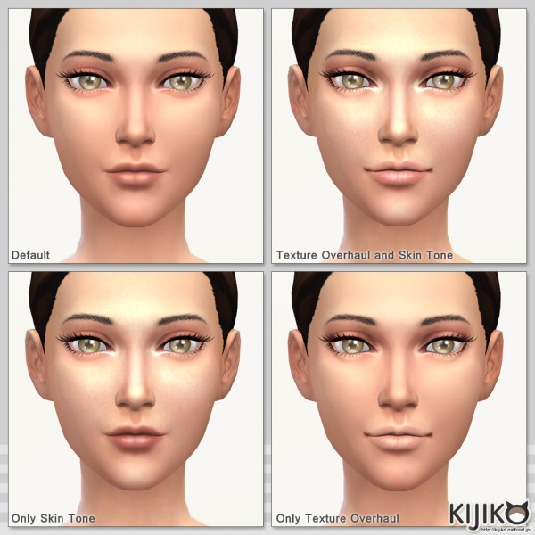  Kijiko: Skin Tones Glow Edition and Skin Texture Overhaul