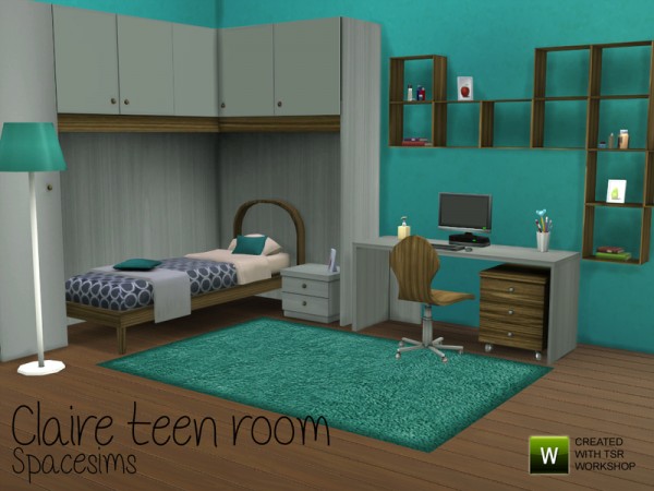  The Sims Resource: Claire teen room by Spacesim