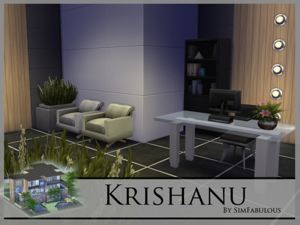  The Sims Resource: Krishanu residential house by SimFabulous