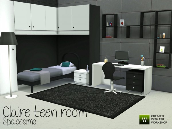  The Sims Resource: Claire teen room by Spacesim